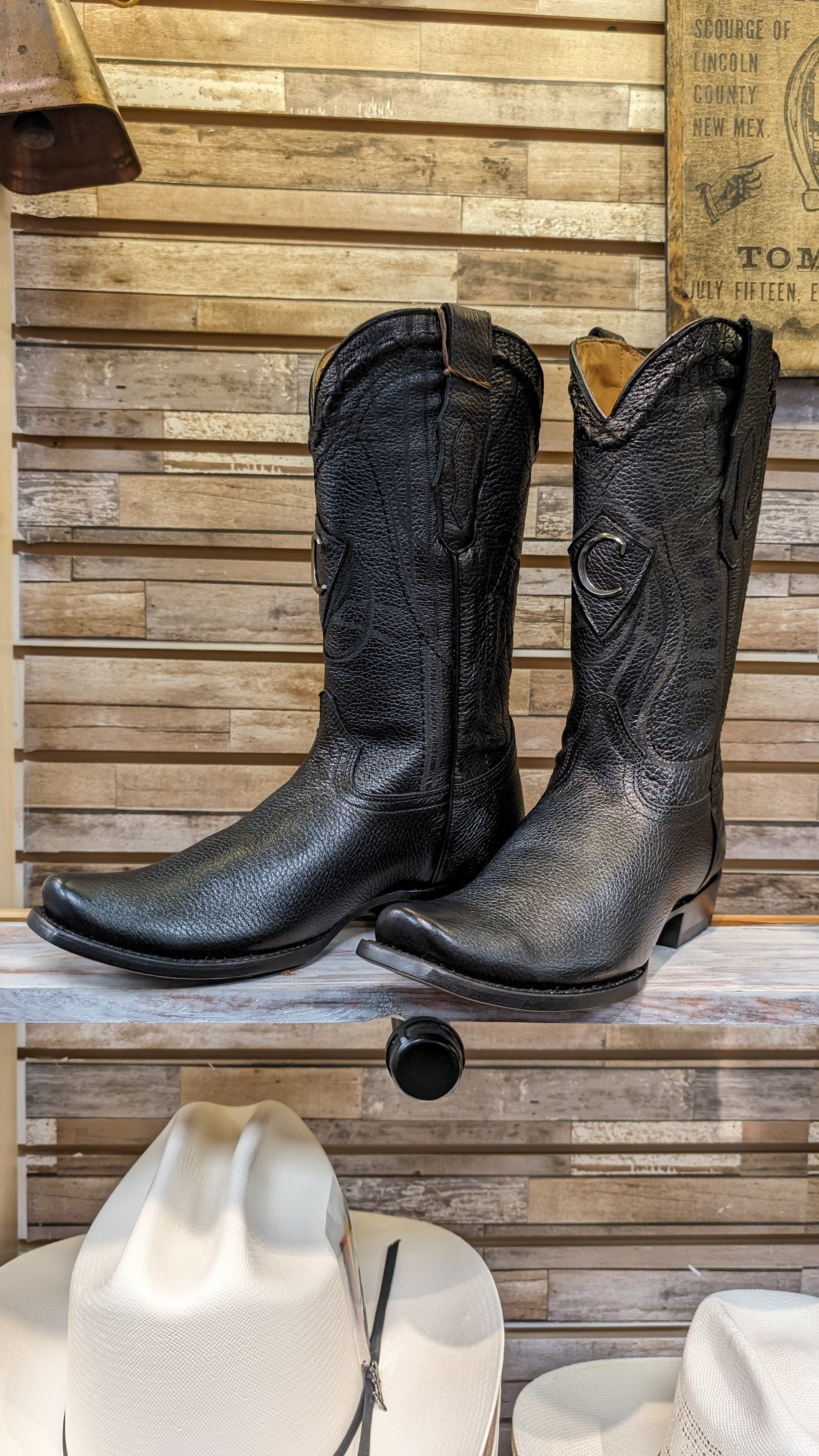 Cuadra Mens Bota de Venado Italiano Black CU587 | Las Palmas