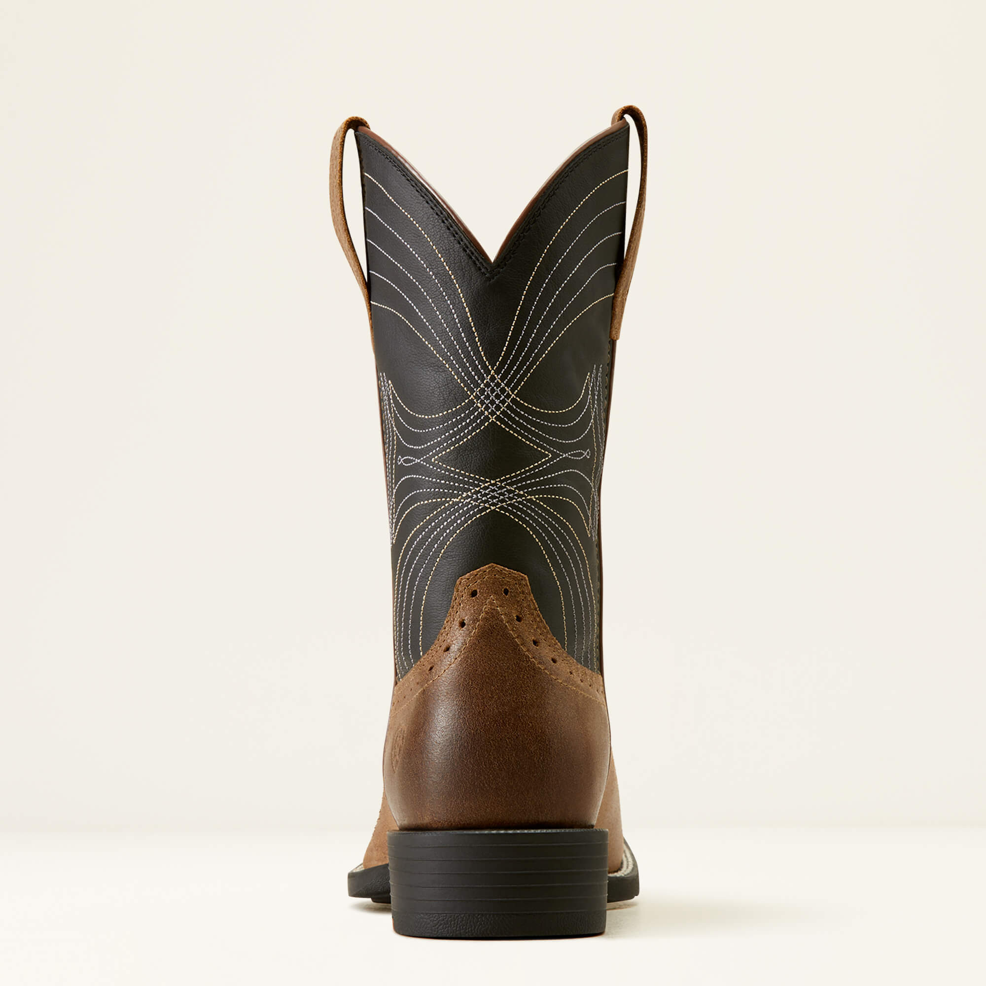 Ariat sport western wide square toe black discount
